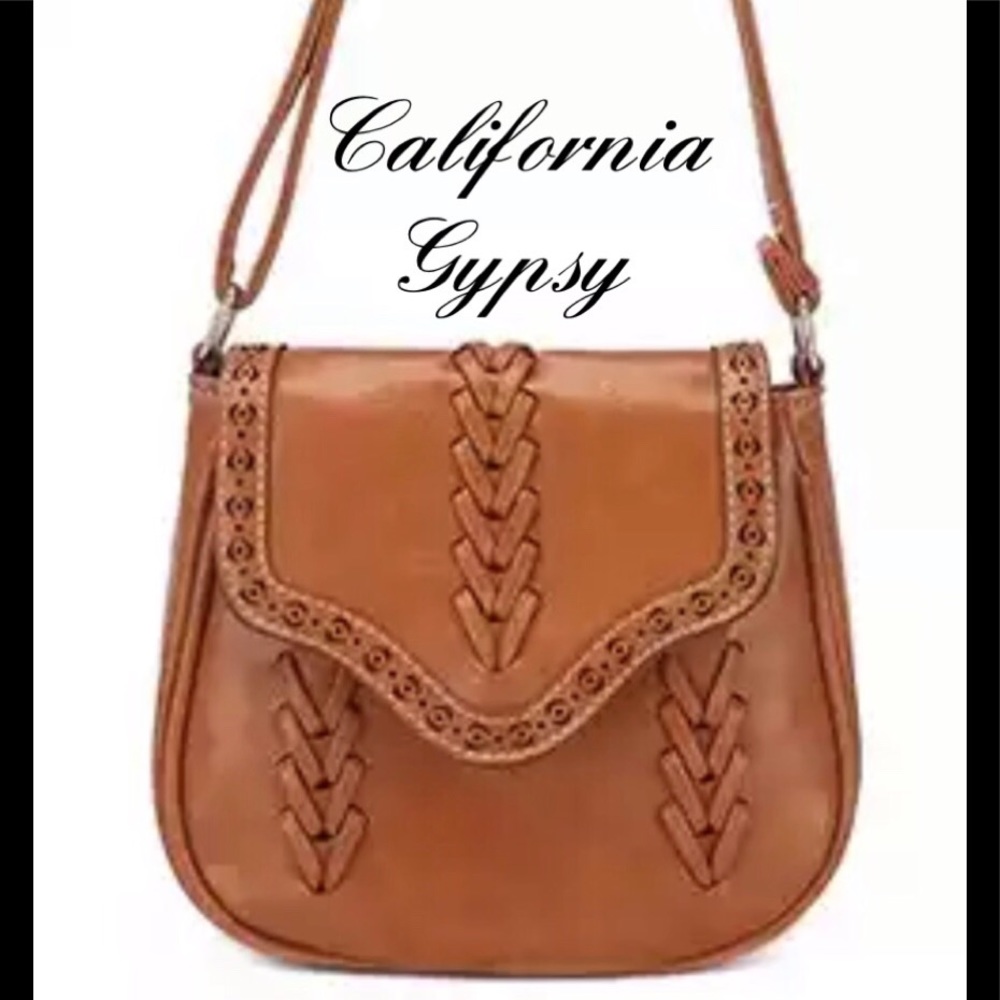 Western Tooled Boho Chic Bag - Picture 6 of 12